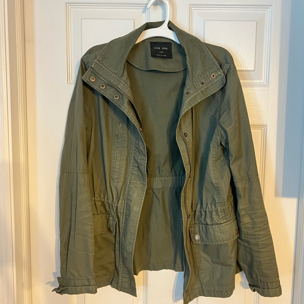 Army green jacket